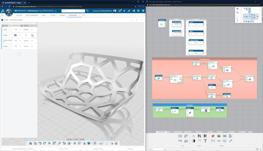 CATIA 3DEXPERIENCE Generative Design Stuhl