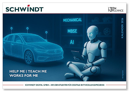 SCHWINDT DIGITAL Tischkalender 2026