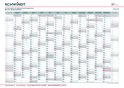 SCHWINDT Wandkalender 2024