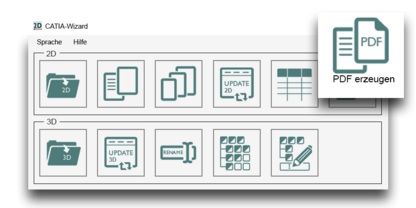 CATIA Wizard PDF erzeugen