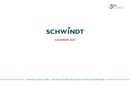 SCHWINDT Tischkalender 2024