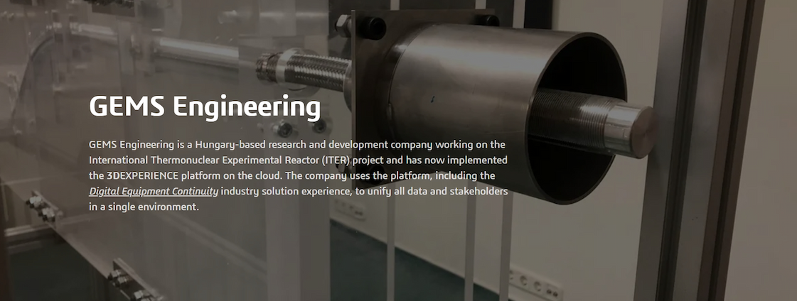 GEMS Engineering 3DX Alliance Referenz
